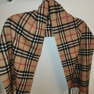 Vintage Burberry Checkered Scarf